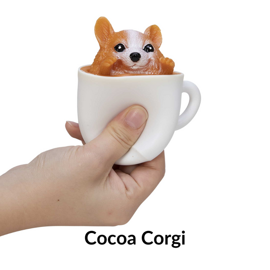 Schylling Pup in a Cup Fidget Corgi