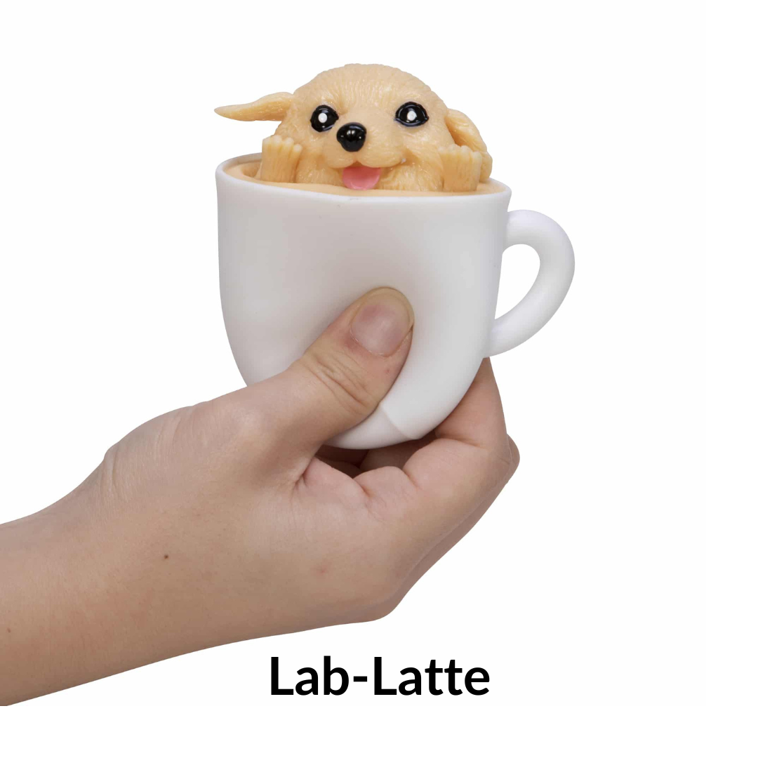 Schylling Pup in a Cup Fidget Labrador