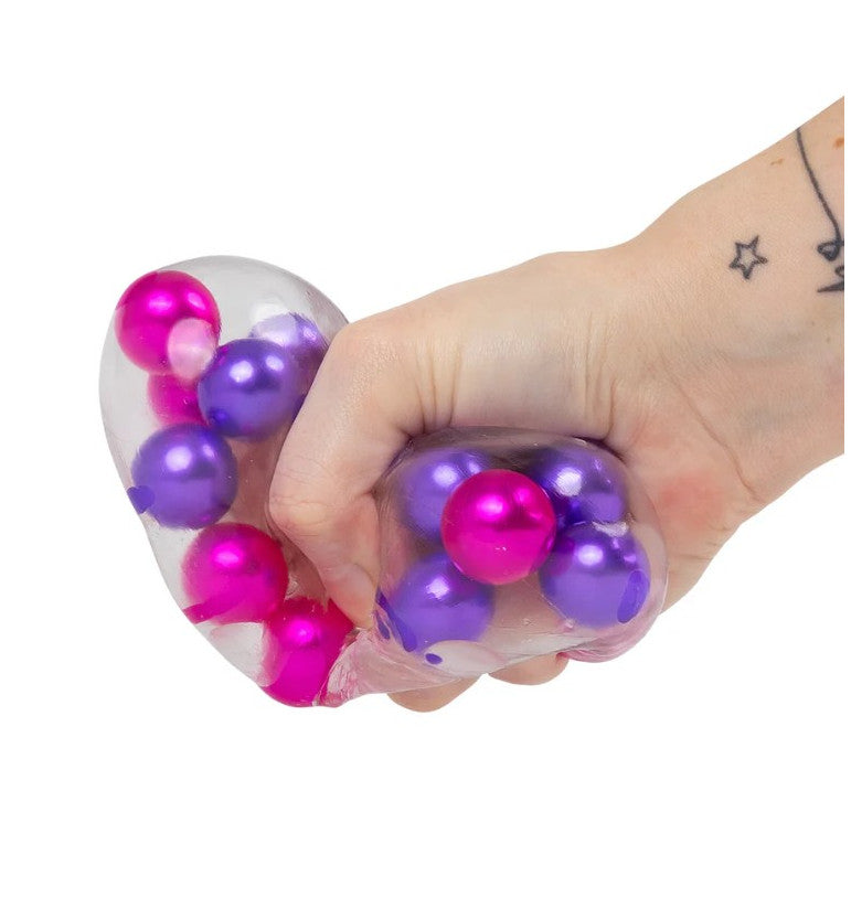 Squishy Crunchy Marble Cube 5.5cm in hand