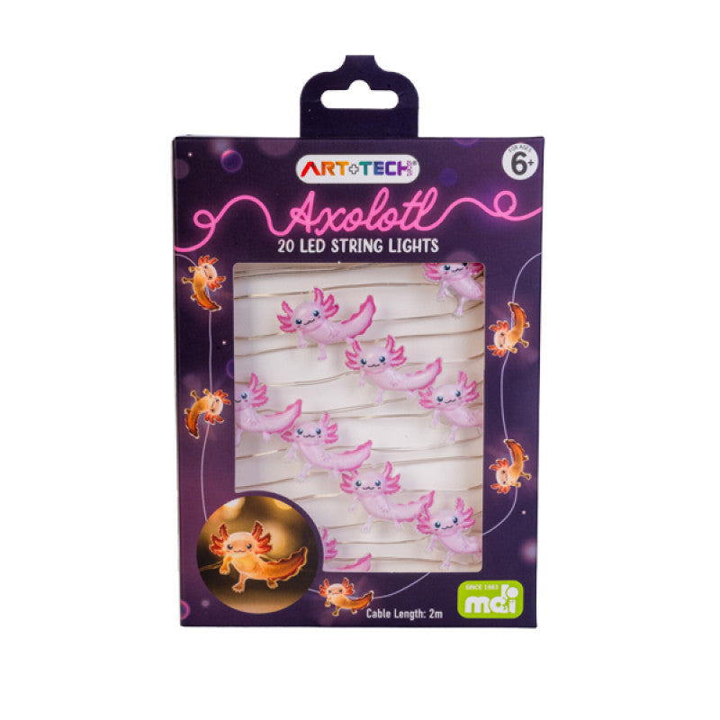 Axolotl String Lights in box