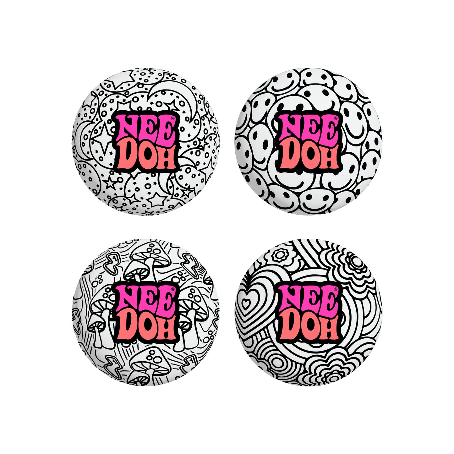 Press-Doh Nee Doh 4 designs
