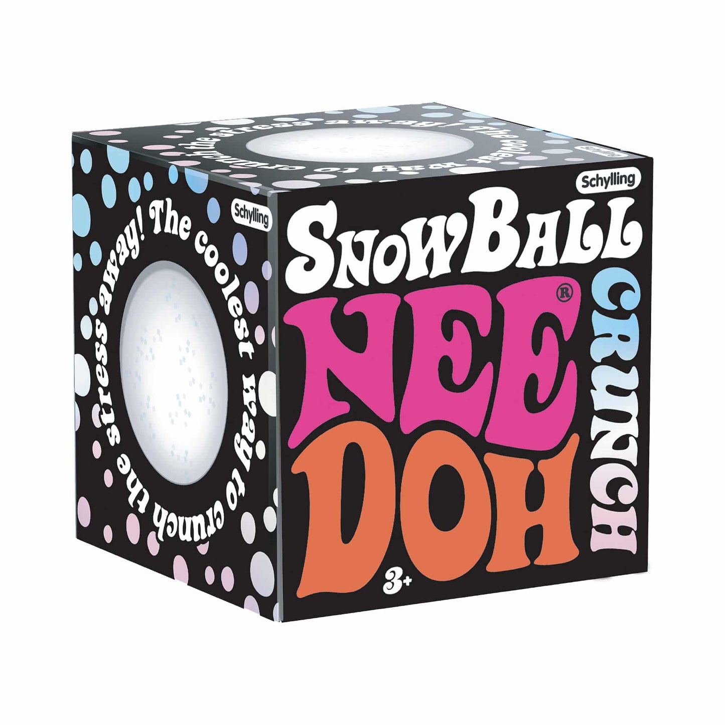 NeeDoh Snow Ball Crunch in box