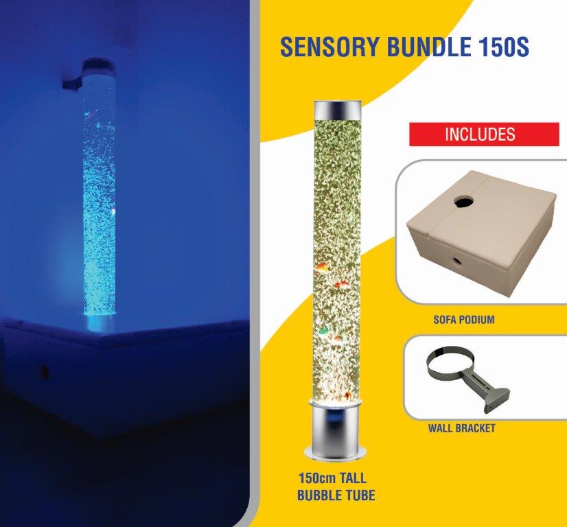 Bubble Tube Sensory Column Water Feature with LED lights