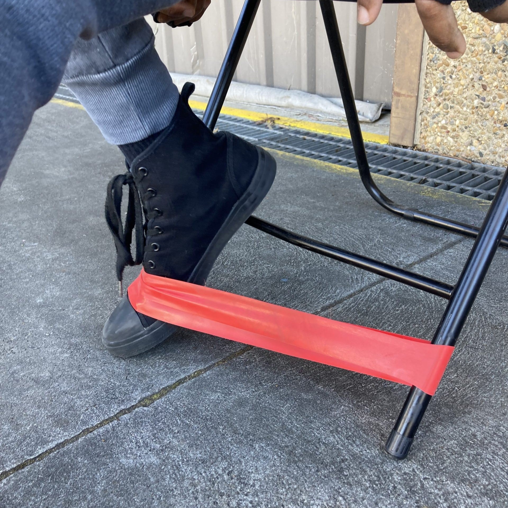 Sensory Sensations Fidget Bands on chair