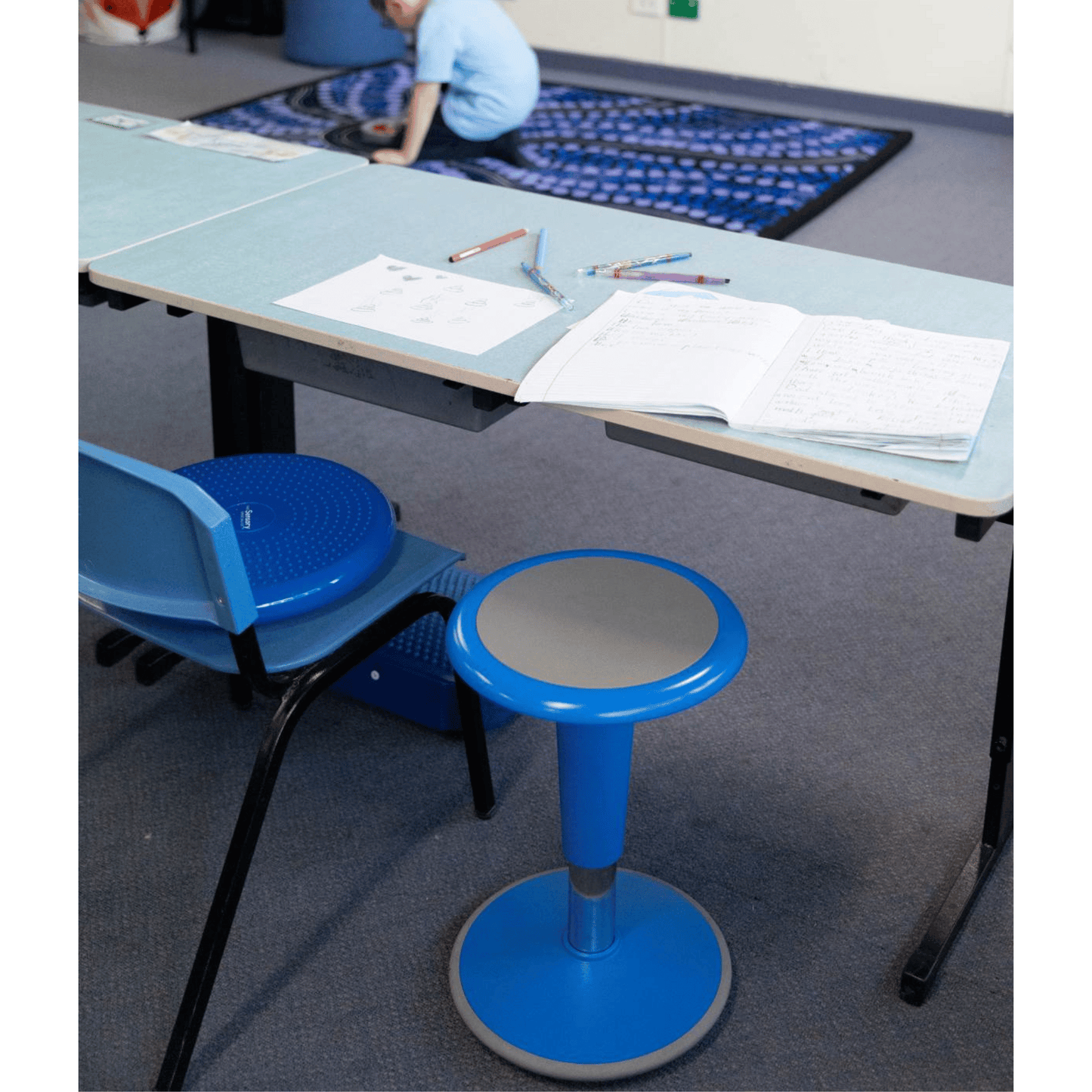 Sensory Specialist wriggle stool in classroom