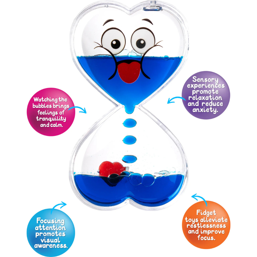 Sensory Sprouts Bubble Bottle blue benefits