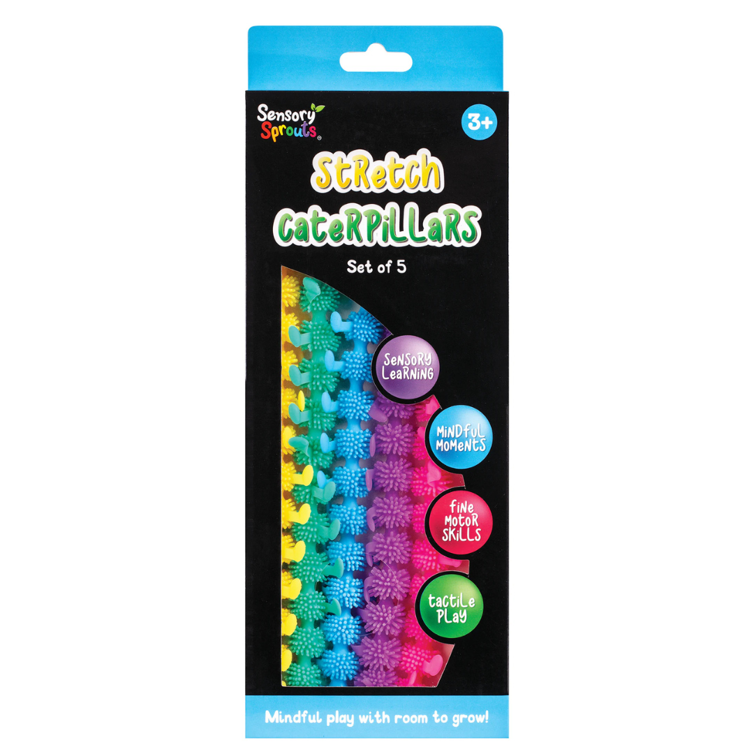 Stretch Caterpillars in packaging