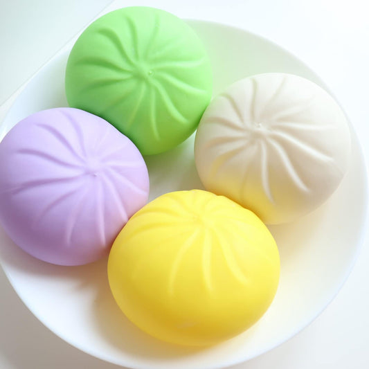Sensory Street Steamed Bun Squishy All colours