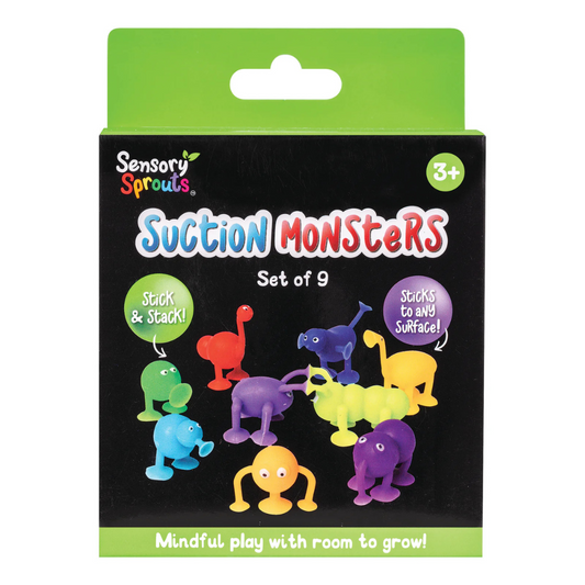 Suction Monsters in packaging