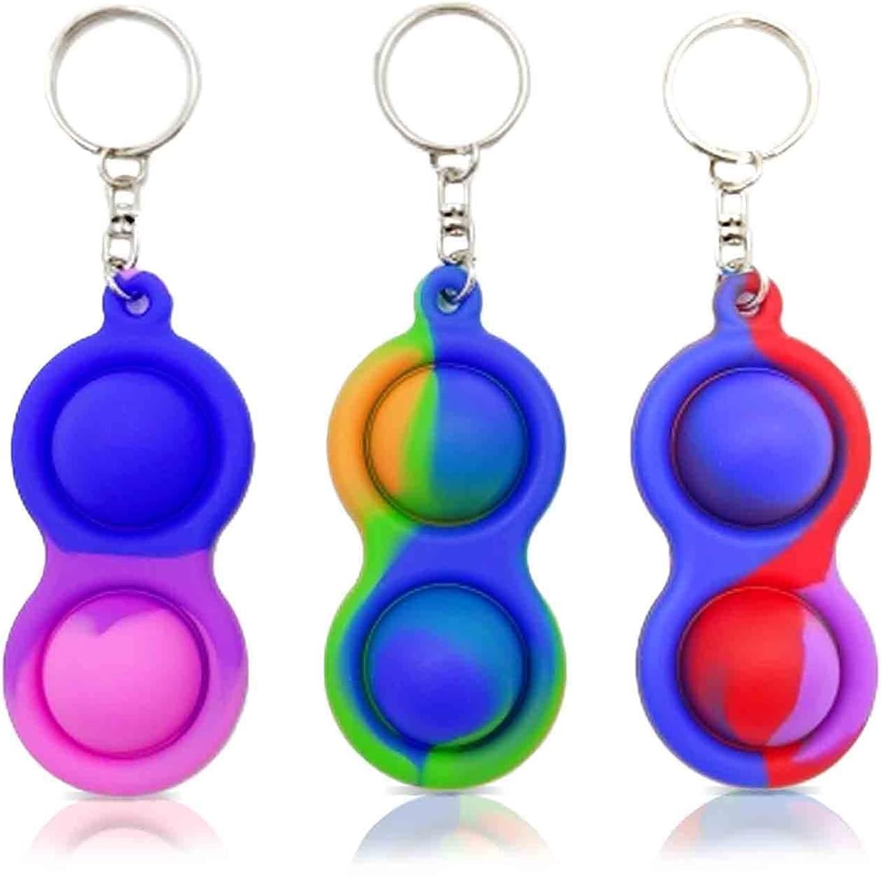 Silicon Pop it keyring