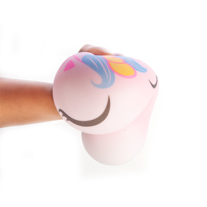 Smoosho Jumbo Unicorn Ball squished