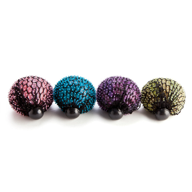 Squishy Rainbow Stress Ball in Mesh Net