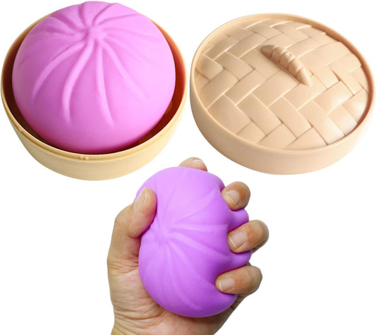 Sensory Street Steamed Bun Squishy Purple