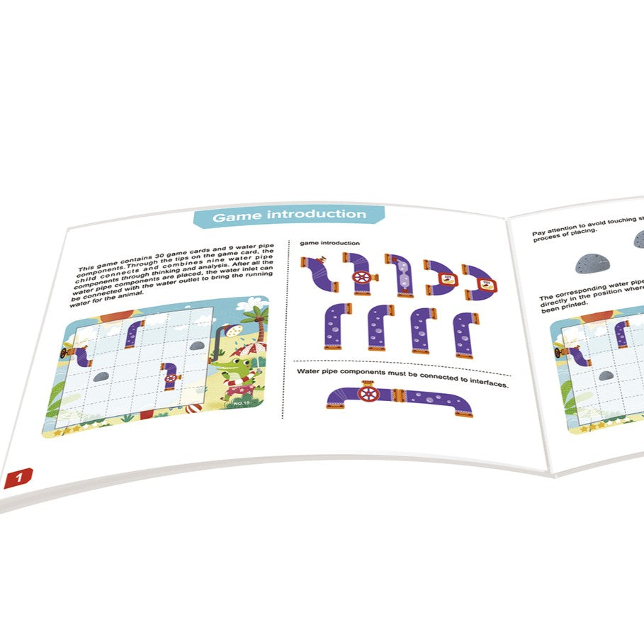 Turn on the water puzzle game book