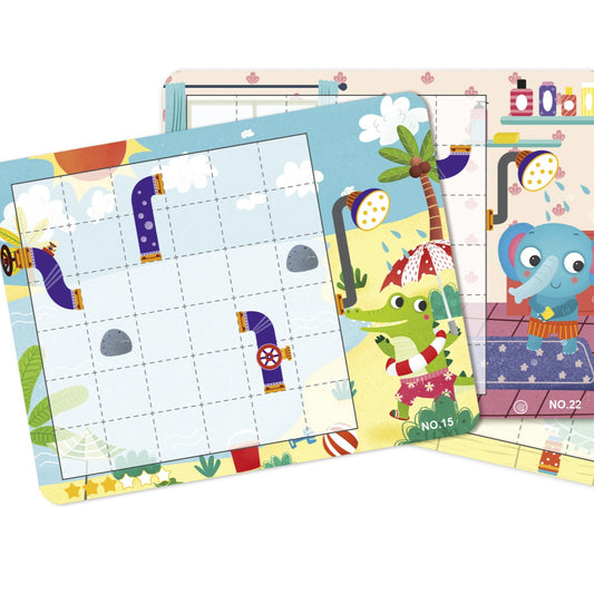 Turn on the water puzzle game puzzle cards