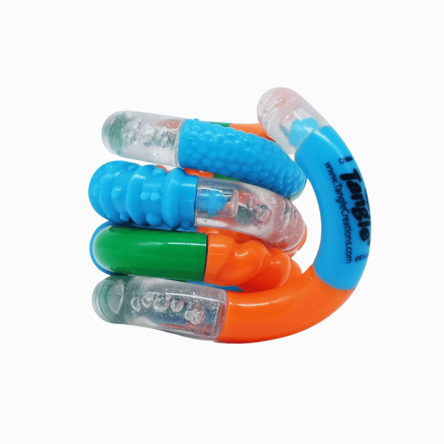Textured Tangle Jnr blue orange green