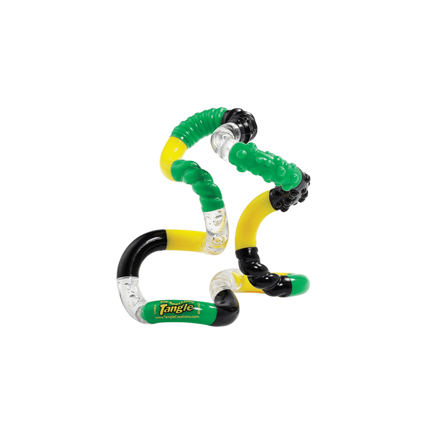 Textured Tangle Jnr green yellow black