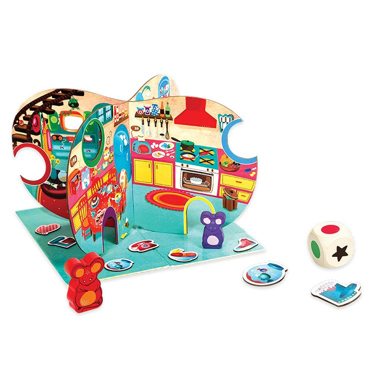Tidy-up sort around the house game contents