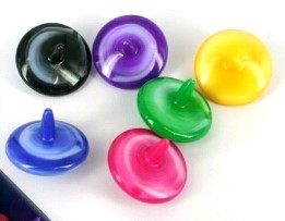 Tie Dye Spinning tops group