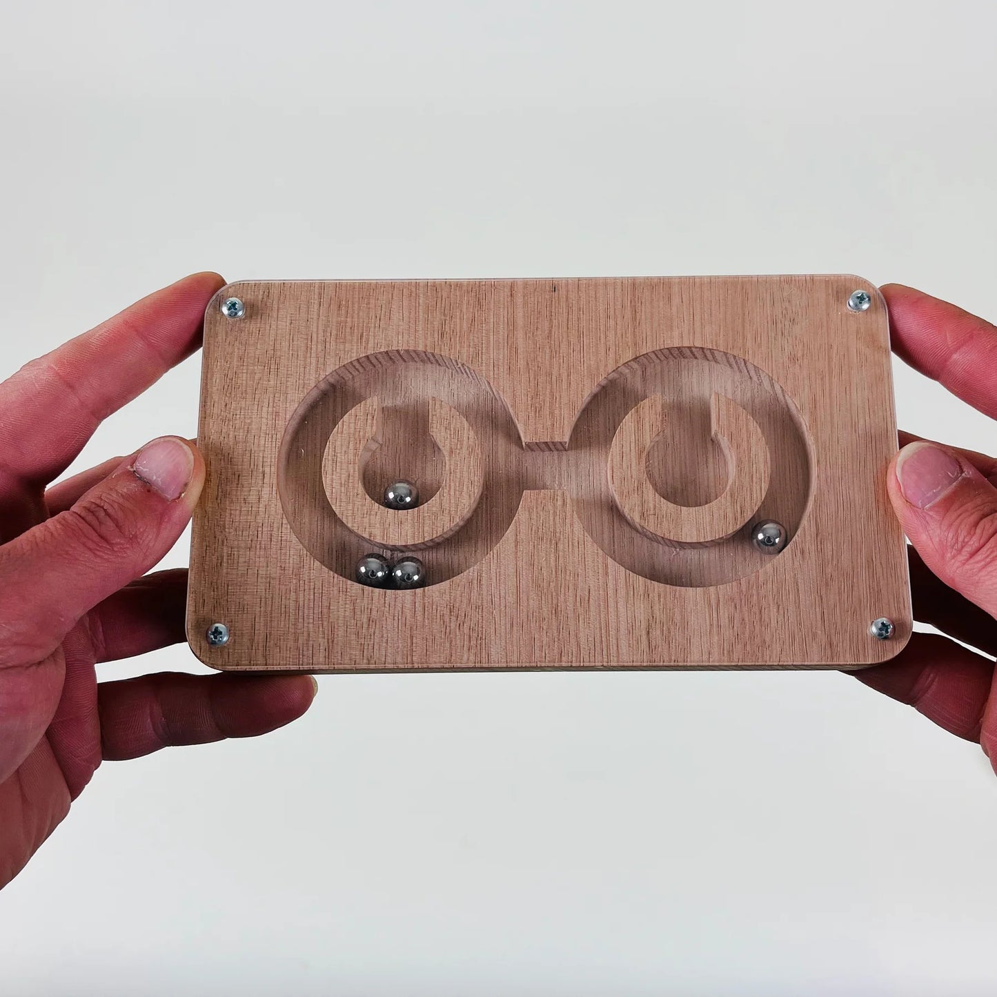 Wooden Balance Fidget Game Twin Targets