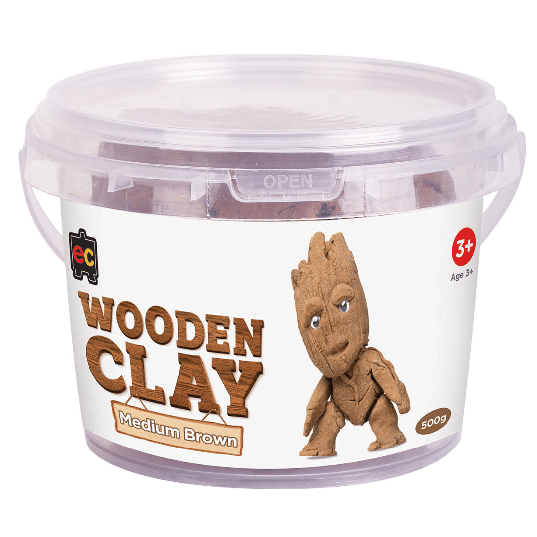 Wooden Clay Medium Brown