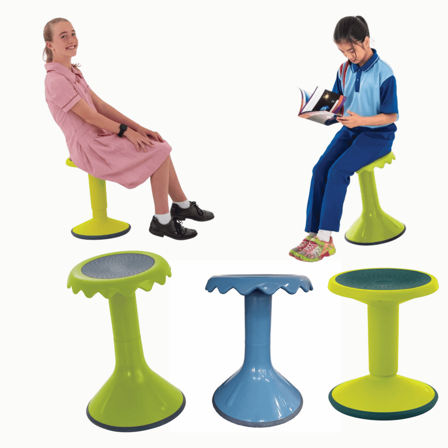 Wriggle Stools various sizes