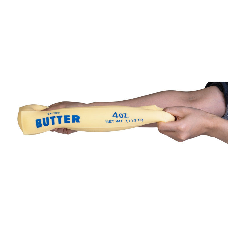 Smoosho Jumbo Squeeze butter beign stretched