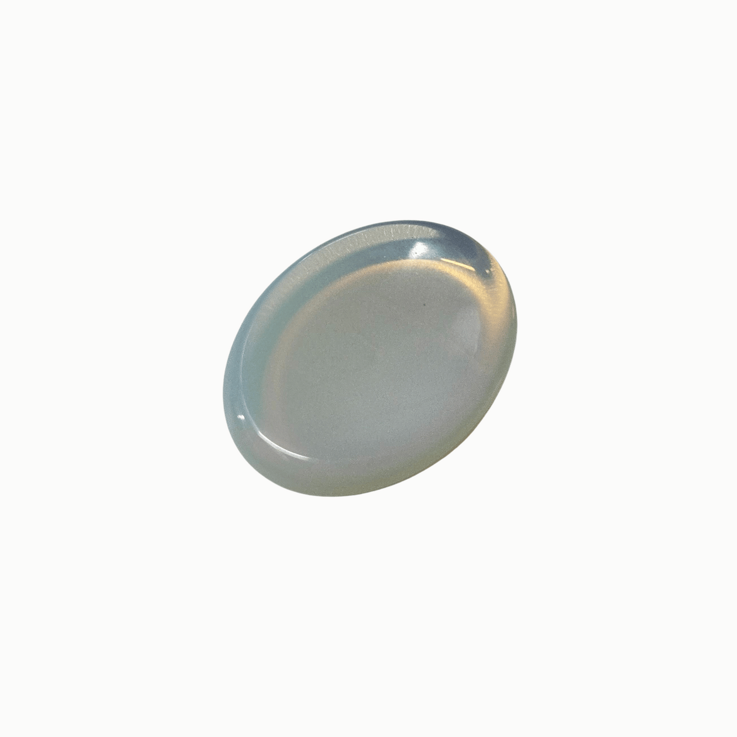 Sensory Street Calming Worry Stone Moon Glow Translucent