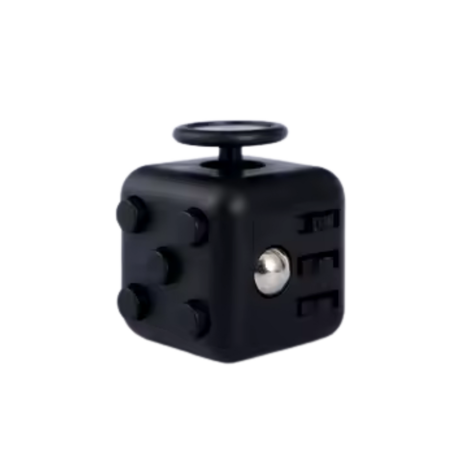 all black fidget cube