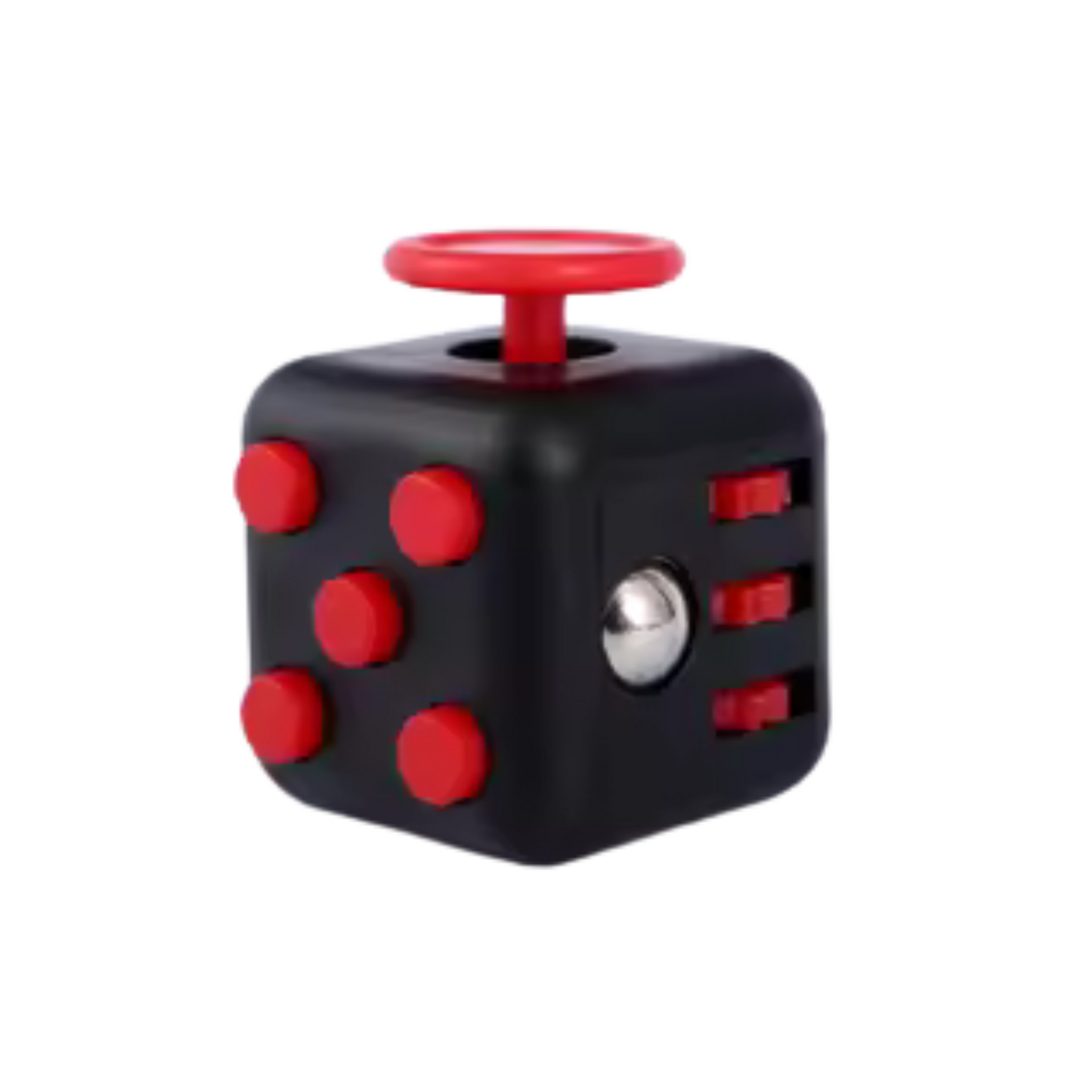 black red fidget cube