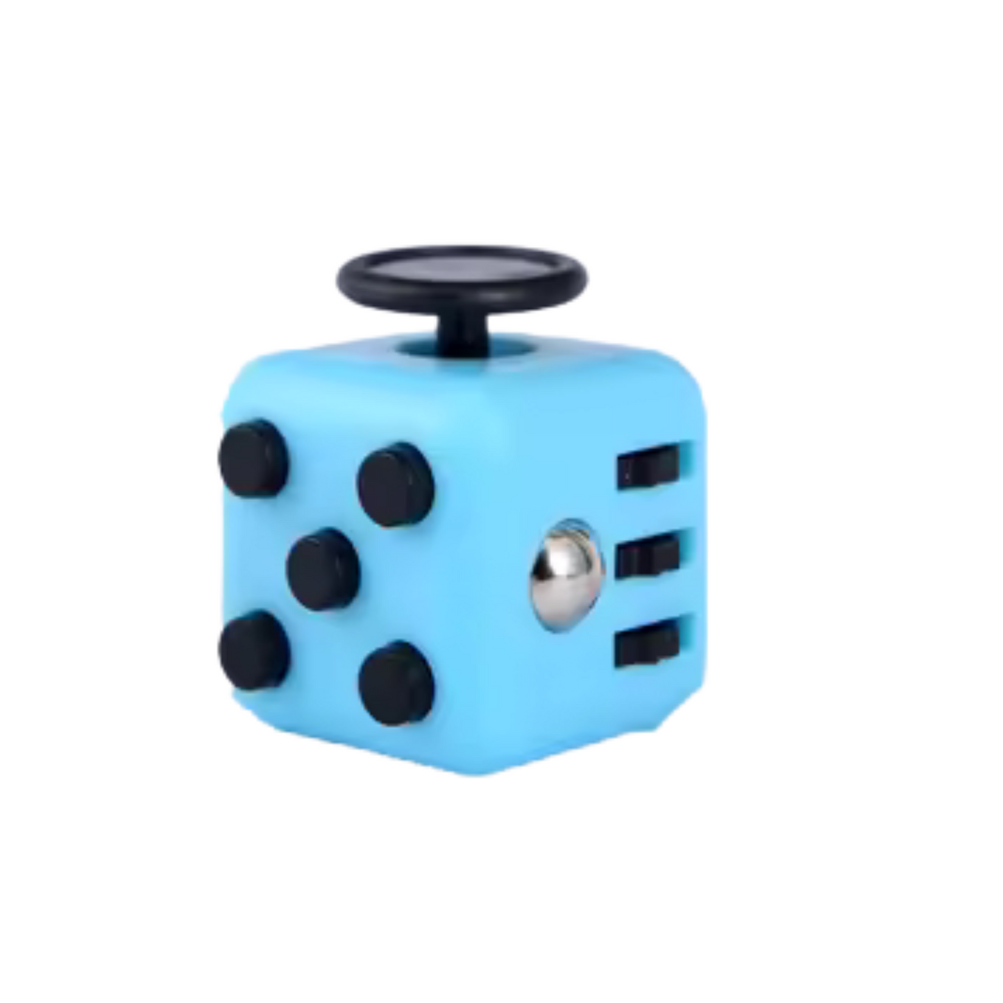 blue black fidget cube