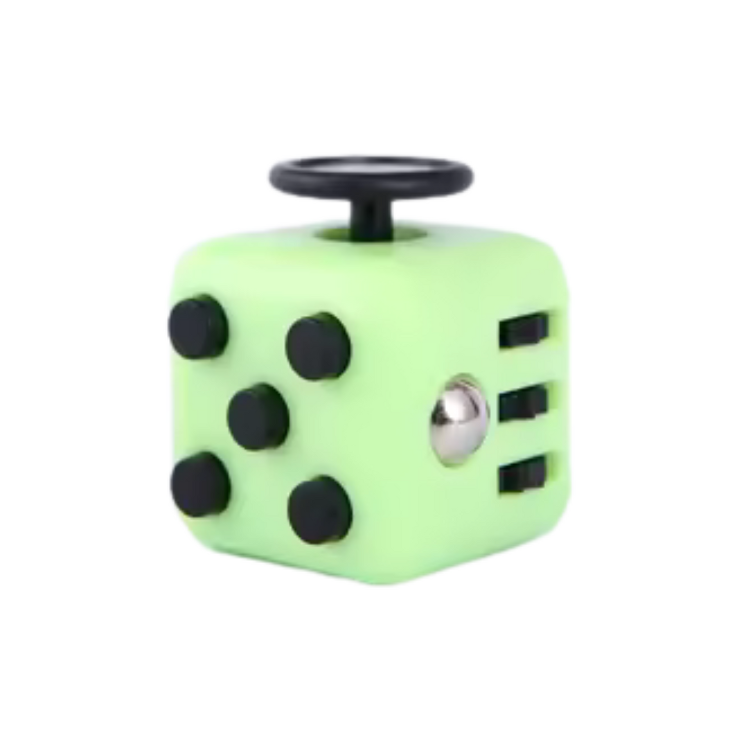green black fidget cube
