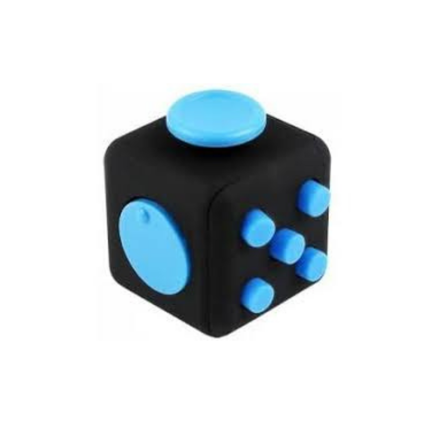 Black Blue fidget cube