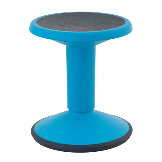 Wriggle Stool blue adjustable height