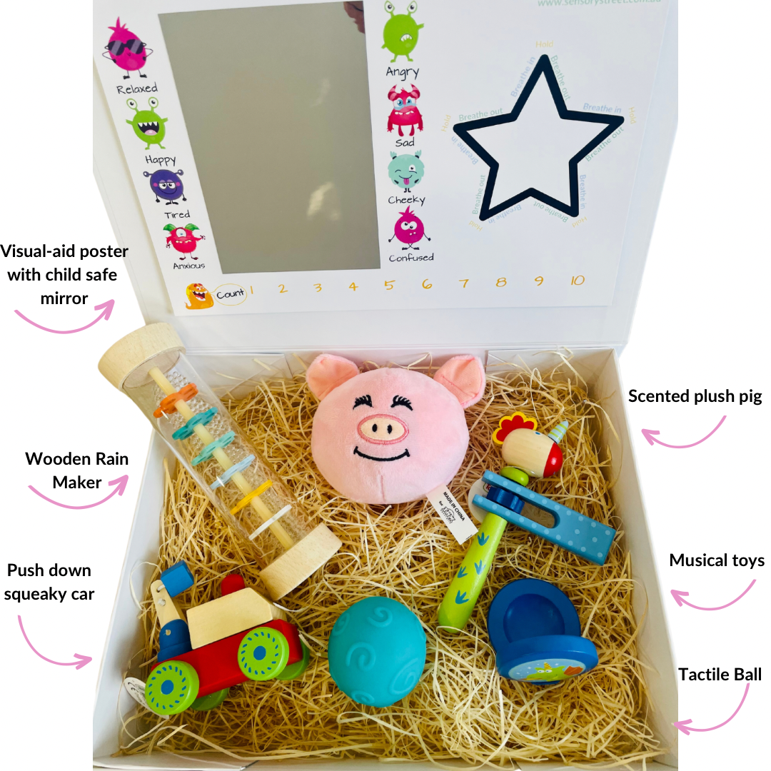 Tiny Tots Sensory Gift Box - Dragon theme