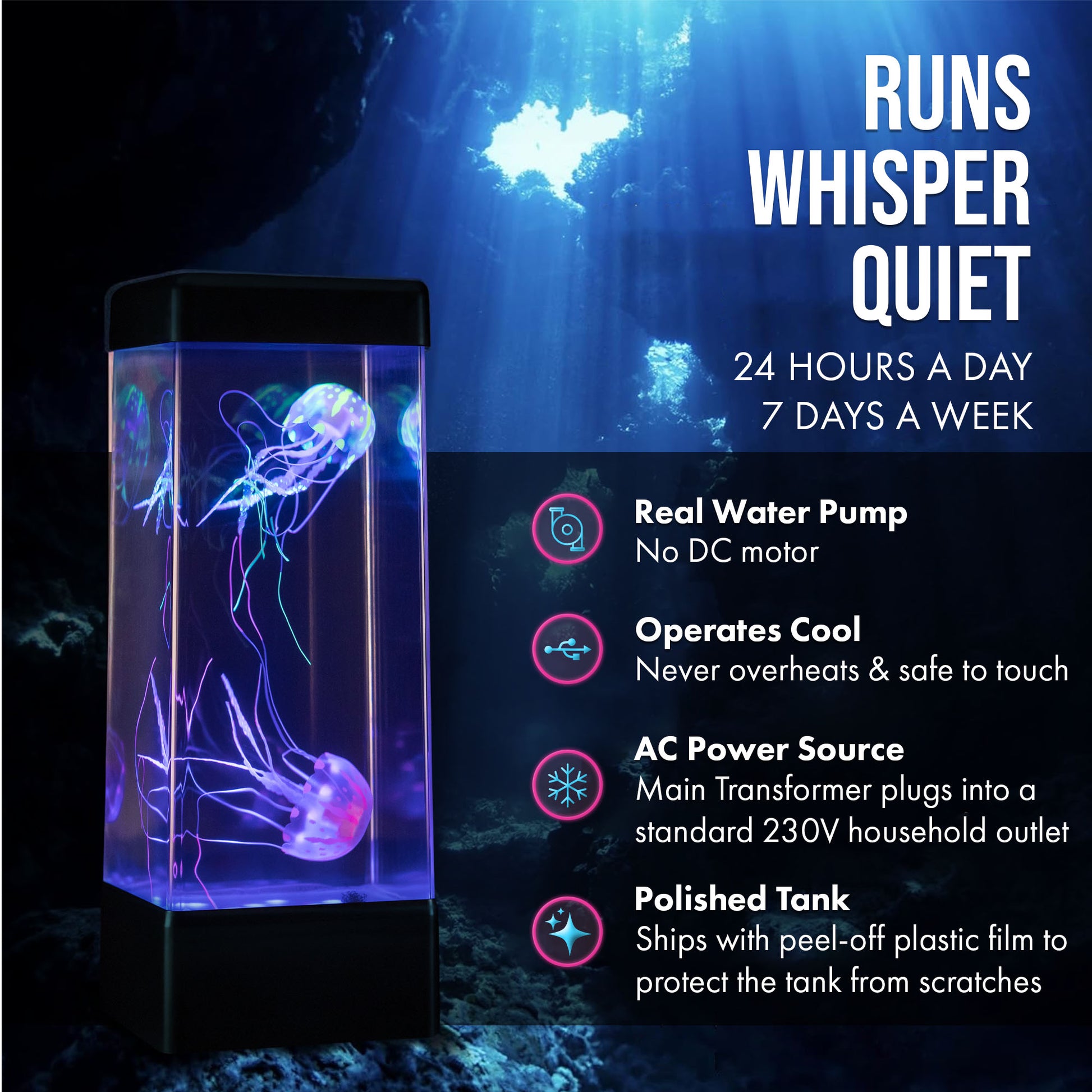 Jinx Jellyfish Mood Lamp Features 1