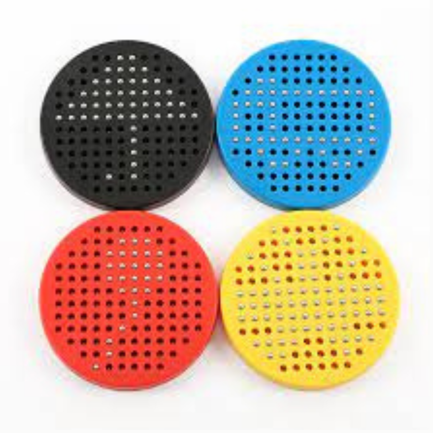 Magnetic Bead Board 4 colours red, blue, black, yellow.
