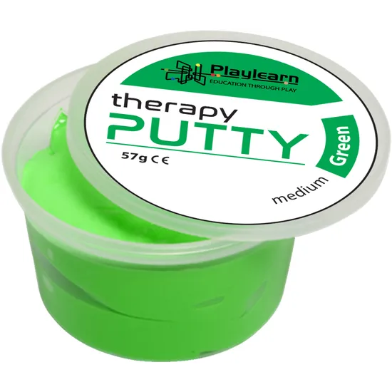Therapy Putty green in tub