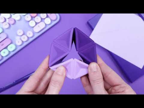 Speks Pivot Silicone Flexagon Fidget Video
