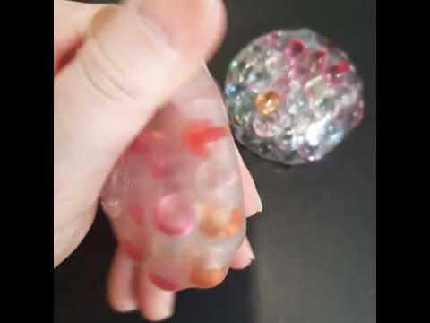 ASMR Smooth gems Squish Ball video