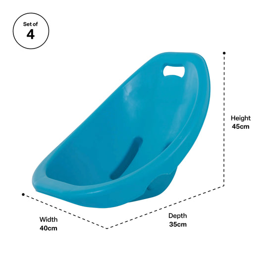 School Floor Chairs Scoop Rocker Large Size