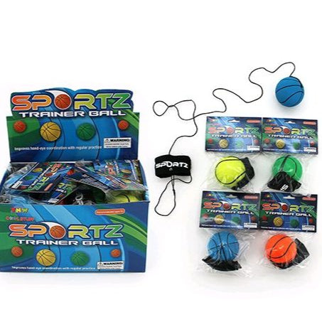 sports trainer ball on elastic string bounce back