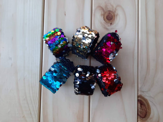 Sequin Slap Band Bangle
