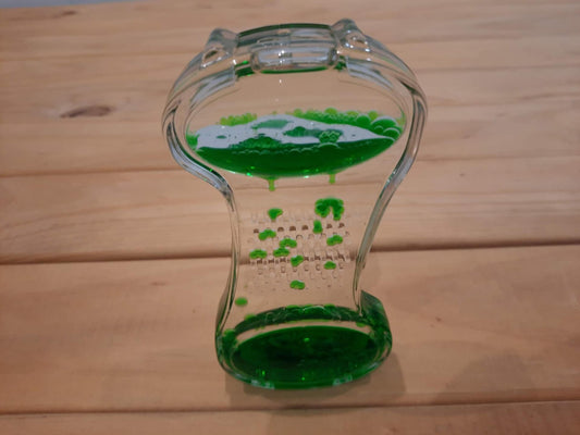 Honey comb peanut shaped timer green
