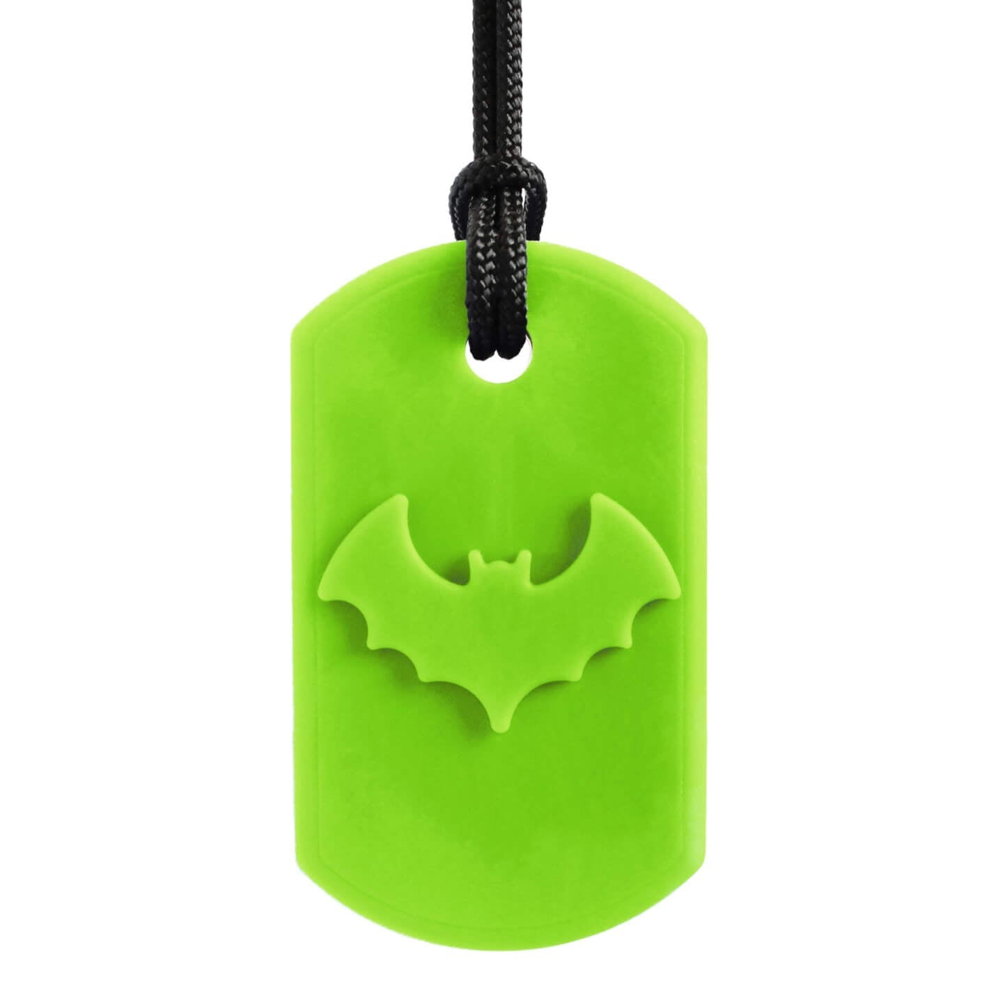 Ark Bat Bite Chew necklace lime green