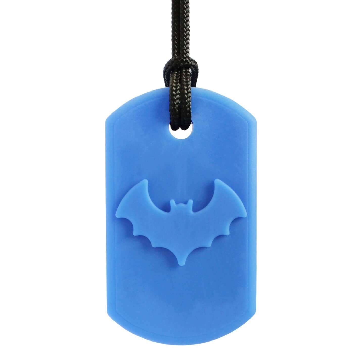 Ark Bat Bite Chew necklace royal blue