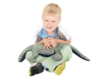 Boy with Joanna the goanna 2kg