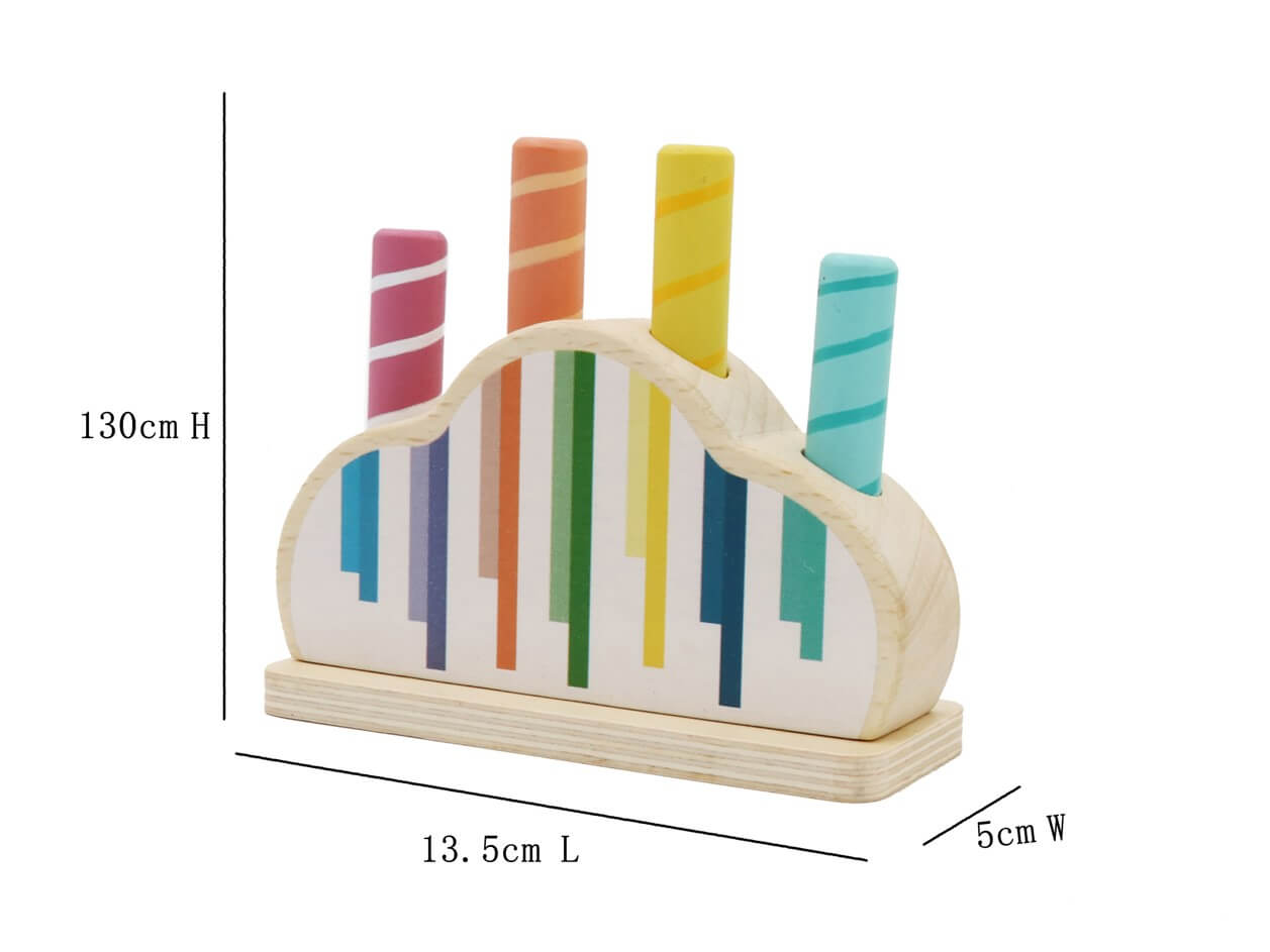 Calm and Breezy pop up toy size