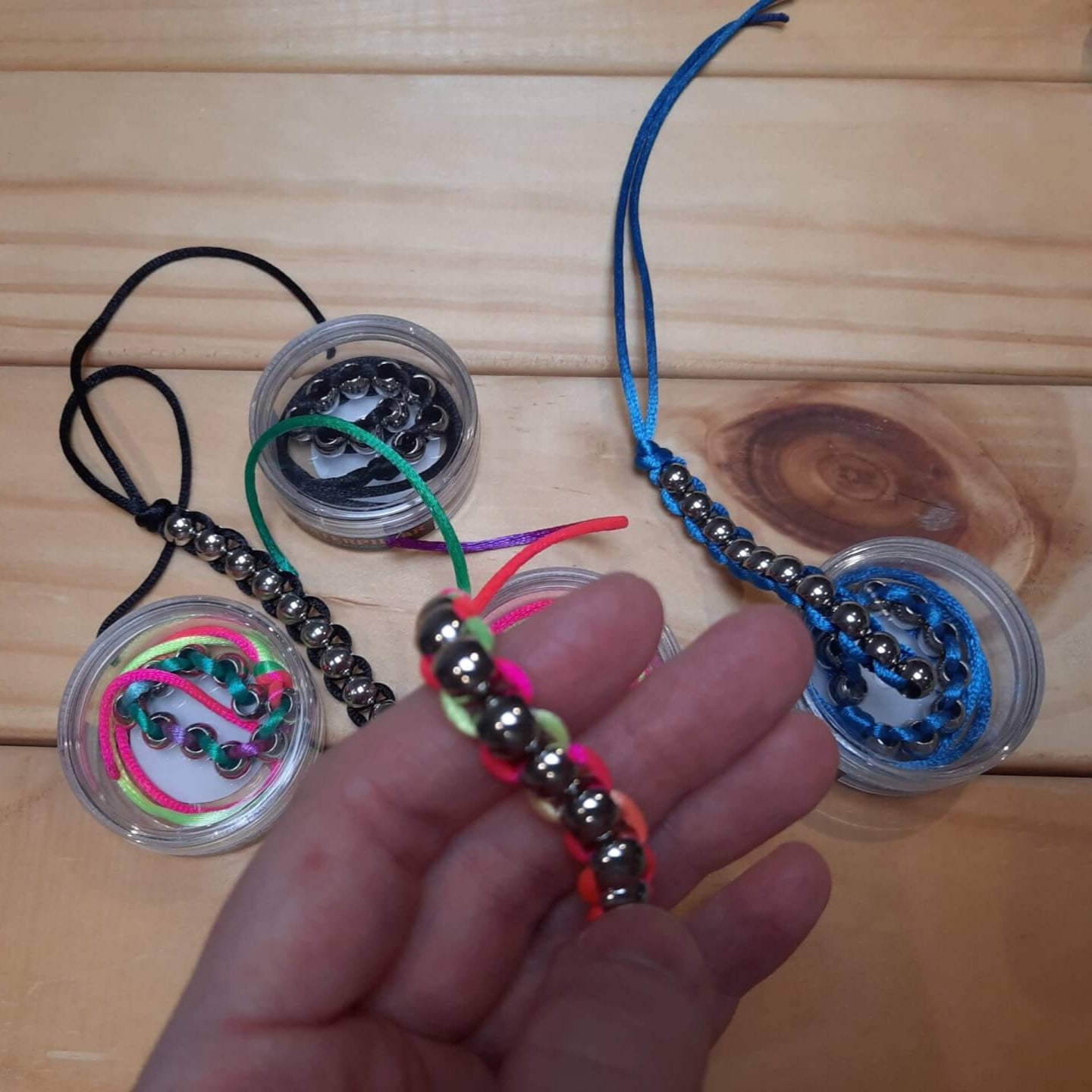 Caterpillar hand fidget rainbow and others