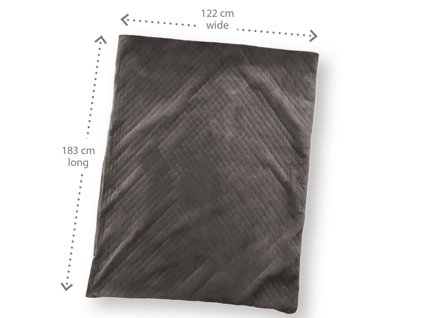 weighted blanket with minky cover double